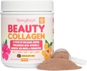 Beauty Collagen Powder-5 Vrste hidroliziranega kolagena, Sea Moss, Biotin, Keratin, Hyaluronska kislina, Vitamin C in probiotiki – Koža, Nails- Vse naravno, Izdelano v ZDA-45 Serving- Čokolada