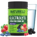 Naturelo Elektrolitni prašek, Hidracija in mineralna pijača Mix, brez sladkorja in brez GMO Berry Flavor 50