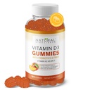 Brez sladkorja Vitamin D3 K2 Gummies - Vitamin D3 Gummies 5000 i.e.+K2 MK7 80 μg, K2 D3 Dodatek vitamina Odrasli, Vitamin D K2 za kosti, Imune, srce, Mood, Gluten-free, Non-GMO, Naravni Breskva aroma