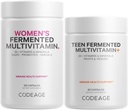 Kodeage Imunska podpora Bundle Multivitamin za ženske + multivitamin za najstnike