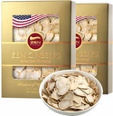 2 Boxes of American Wisconsin Ginseng Slices - Izboljšana energija, zmogljivost, & Duševno zdravje za moške in ženske. Skupaj 8 Oz.