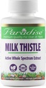 Paradise Zelišča Milk Thistle 75:1 80% Vegetarijanske kapsule, 60 Število