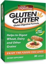Zdrave prebavne motnje Gluten Cutter Enzyme Formula - pomaga izboljšati vaša telesa Gluten Prebava in pomoč pri odlaganju pšenice, mleka in drugih zrn - kapsule - 30 Služabniki