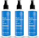 Čisto magnezijevo olje Spray – 8oz (3 Pack) - Organska USP stopnja, Magnezij olje za noge, Magnezij iz starodavnih mineralov - Aceite de magnesio para Los pite - Naravni magnezijev klorid, Izdelano v ZDA