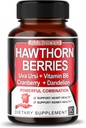 7 v 1 Ultra Hawthorn Berry z Uva Ursi Dandelion Cranberry Apple Cider Vinegar - Srce, Podpora za zdravje Kinney
