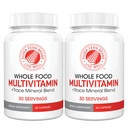 Silver Fern Cela hrana Daily Multi Vitamin w/Trace mineralna mešanica dodatek - 2 steklenice - 60 Vegicaps vsak - 60 dnevna dobava - naravni, ne-GMO, Vegan, multivitaminski za moške in ženske - nič sintetiki
