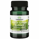 Swanson Black Ginger Extract - spodbuja zdravo kroženje krvi in telesne Vigor - Lahko pomaga zdravje srca, mišice tkiva, in dobro počutje - (30 Veggie kapsule, 100mg vsak) 1 pakiranje