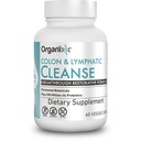 Organixx Limfatični in Colon Cleanse dodatek, 250 milijonov CFU probiotiki za zdravje črevesja, Prebavna in limfatična podpora, Gluten brez, ne GSO, 60 vegetarijanske kapsule