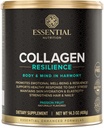 Essential Nutrition Collagen Resience - hidroliziran kolagen peptidi v prahu s hialuronsko kislino, Silicijem, Amino-Acids & Passion Flower Extract - Passion Fruit - 14.3 oz (30 strežajev)