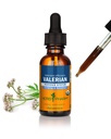 Herb Pharm Certified Organic Valerian Root Liquid Extract za sprostitev in mirnega spanja, Organski trs alkohol, 1 Ounce