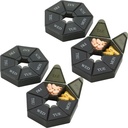 Tedenske tablete Organizator - (Pack of 4) 7-dnevne tablete Kontejner - Artritis Prijazno prenosljiv & Compact Travel Case Daily Compartment Medicine Tablete Box za dodatke, Medication, Vitamini in ribje olje