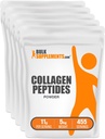 BulkSupplements.com Kolagen peptidi v prahu - goveji kolagen v prahu, kolagen v prahu - hidroliziran & Gluten prost, 11g na serviranje, 1kg (2,2 lbs) (paka 5)