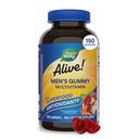 Naravna pot živa! Moški multivitaminski gumiji, podpira energijsko presnovo*, delovanje mišic*, antioksidanti superživila(1), B-vitamini, vegetarijanci, aromatizirani sadeži, 150 gumijevk (Packaging May Vary)