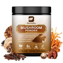 Kava iz gob - Levi grivaste gobe v prahu Instant kava z levjo grivo, Reishi, Chaga, Cordyceps, in Turčija - goba Coffe Alternative za energijo, Duševna jasnost in fokus, Brain Booster