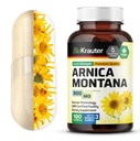 BIO KRAUTER Arnica Montana Kapsule - 500 mg Arnica Kapsule za modrice in otekanje - Vegan - 100 Število