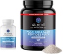 DR. EMIL NUTRITION Complete Multi Collagen Bundle - Double The Collagen & Double The Hair, Skin & Nails Prednosti - Kolagen Peptide Pills & Collagen Powder Bundle (30 Servings)