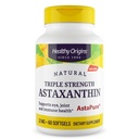 Zdravi izvori astaksantin 12 mg (naravni, astapur, trojna moč, ne-GMO, brez glutena, podpora očem, skupna podpora, imunska podpora), 60 softgels