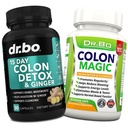 Colon Cleanser Detox dopolnilne kapsule - 15 dan Colon Cleanse tablete & probiotic Herbal Formula - Dnevni Bowel Gibanje dopolnila za črevesni trebuh Bloating Prebavni Gut čiščenje Podpora