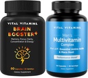 Vitalni vitamini Možganski spodbujevalec Plus + Moški multivitamini