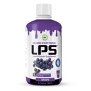 LPS Liquid Collagen & Whey Protein Supplement - brez sladkorja, brez barve, ne-GMO pijača - hidroliziran kolagen & Whey Peptide spodbuja zdravo kožo in lase za moške in ženske, grozdje, 32 fl oz