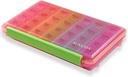 Sukuos tedenske tablete Organizator 7 dan 4 krat na dan, Moistrure-odporne velike dnevne tabletke Medicine Primeri za vitamine/ribje olje/dodatki (Pink)