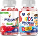 Magnezijevi žvečilni gumiji za otroke in odrasle - 500mg - Mirni Magnezijevi žvečljivi žvečljivi dodatki za Mood & Muscle Support