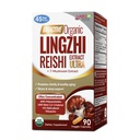 LABO Nutrition Bioactive Organic Lingzhi Reishi Ultra 7 Gobe Extract dodatek Reishi Cordyceps Maitake Turčija Tail Agaricus blazei Murill Shiitake za imuno podporo, Vitalnost, USDA Organic