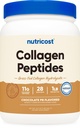 Nutricost kolagen peptides v prahu (oranženo arašidovo maslo) 1 LB - kolagenski hidrolizat, brez glutena
