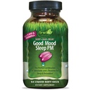 Irwin Naturals Good Mood Sleep PM - 54 Liquid Soft-Gels - z melatoninom in L-Theanine za počitek in sprostitev - 18 Total Servings