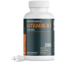 Bronson Vitamin B1 100 mg, Ne- GMO, 200 vegetarijanske tablete