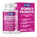 Ženski probiotik 50 milijard CFU – podpira digescijo, napihnjenost, vaginalni odor in pH ravnovesje – Urinary Tract & Gut Health – klinično raziskani sevi – ne-GMO, 60 kapsul