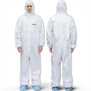 Obleke Medtecs Hazmat - 6 Možnosti velikosti - Odstranljiva obleka Coveralls, Medical Protection Coverall PPE Hazmat