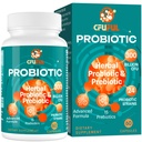 Probiotiki za ženske in moške - 300 milijard CFU, 24 sevov probiotik + 15 organskih zelišč Prebiotiki Mešanica, za splošno prebavni črevesje zdravje, imuno, zaprtje in napihnjenost, police Stable - 2 mesec