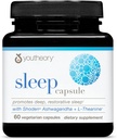 Youtheory Sleep Capsule - Vegan Sleep Support Supplement with Passion Flower, Lemon Balm, L-teanine & Ashwagandha* - 60 Vegetarijanske kapsule