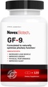Novex Biotech GF-9 – HGH Boosting dodatek za moške – Vadbeni kompleks za moške – Podpora energije, vzdržljivost, spanje, 120 Ct (30-dnevna dobava)