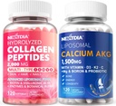 Hidrolizirane tablete kolagen peptidov + liposomski kalcij AKG Dodatek 1500mg