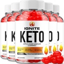 (5 paketov) Vžig Keto ACV Gummies - Napredna Formula Ignite Keto Plus ACV Gummies Apple Cider Viner Vžig ACV Prehranska dopolnila Moški Ženske (300 Gummies)