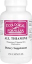 Ekološke formule Alithiamin Vitamin B1 Kapsula, 50 mg, 250 Število