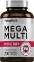 Piping Rock Multivitamin za moške več kot 50+ 