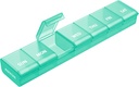 AUVON tedenske tablete Organizator z brez napora odpiranje Design, Artritis prijazno tablete Box, BPA-free tablete Organizator 7 dan, Cute & Prenosne tablete Primer za vitamine, dodatki in zdravila