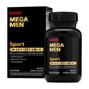 Mega Men Sport Multivitaminske kapele, Athletic Performance Nutrition, Muscle Function, Klinično dokazano, da počutijo bolje, Antioksidanti, B Vitamini, Proizvodnja energije, Časovna sprostitev, 90 ct, 45 svgs