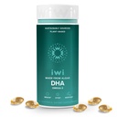 Iwi DHA Omega-3, 60 softgels (30 servings), rastlinsko-bazen Algae Omega 3, Brain, oči in živčni sistem podpora prehranski dodatek, Krill & ribje olje alternativa, brez ribjega pookusa