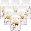 67.500 MG polifenoli - Močni antioksidanti in polifenol za obrambo starosti, polifenol Superfood, Quercetin, Resveratrol, zeleni čaj, rastlinsko-energijska podpora, Imunska podpora, 540 kapsul