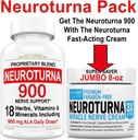 Krema za lajšanje živcev 8 oz Plus Neuroturna Podpora za živce 900 mg ALA
