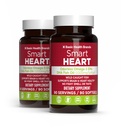 Osnovne znamke Smart Heart Omega-3 Fish Oil 1000mg - Trojna moč EPA & DHA, Non-GMO, Heart & Cognitive Support - 90 Burpless Softgels - 2-Pack