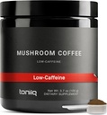 Toniiq kava z nizko kofeinsko gobo - Ultra visoka jakost 10:1 Zgoščen ekstrakt - kolumbijski Izvor fižola z 10 mešanicami gob, levji Mane & Cordyceps - Funkcionalna kava alternativa