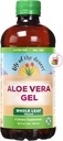 Lily iz puščavske Aloe Vera Gel, Ohranjevalno brezplačno - cel list Filtriran Debelost Doslednost Aloe Vera Pijte z naravnimi vitamini, Prebavne encimi za zdravje Gut, Wellness, Glowing Skin, 32 Fl Oz