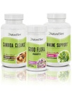NaturalSlim Candida Cleanse Support Supplements Bundle - Candiseptic Kit proti preveliki rasti, Gut & Colon čiščenje 242 Kapsule skupaj - 28 dni Čiščenje Program Formulated Frank Suarez (2 Pack)