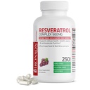 Bronson Resveratrol 500 Kompleksni standardizirani trans-resveratrol + ekstrakt grozdnega semena in rdečega vina, 250 kapsul